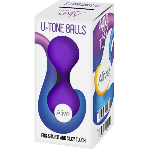 Alive Vaginalne kuglice U-tone, 18cm, Ljubičaste Cene
