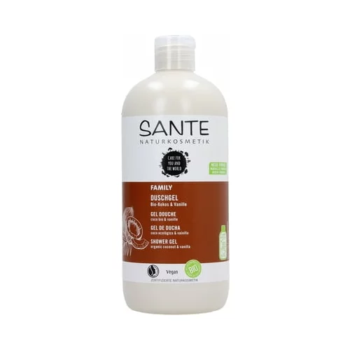 Sante family gel za tuširanje sa bio kokosom i vanilijom - 500 ml