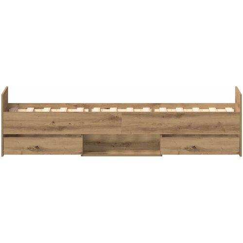  Krevetna konstrukcija Umjetnički hrast 193 x 78 x 50 cm Slike