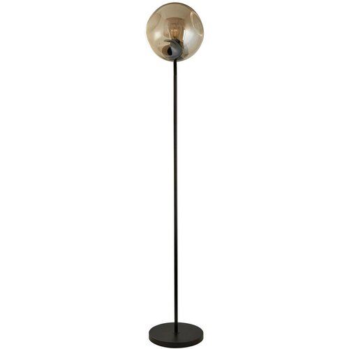 XXXL Searchlight EU22122-1BK - Podna lampa PUNCH 1xE27/10W/230V crna Cene