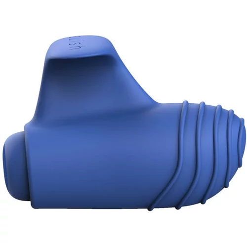 BSwish Basics - silikonski vibrator za prste (plavi)