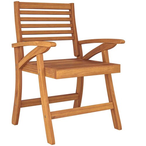  5-dijelni vrtni blagovaonski set od masivnog bagremovog drva Smeđa &amp;Oslash; 85 cm Slike