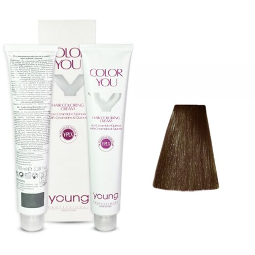 YOUNG Farba za kosu No 5.3 Light golden brown, 100ml Cene