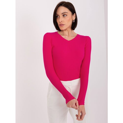 BASIC Feel Good Blouse-RV-BZ-9210.73-fuchsia Cene