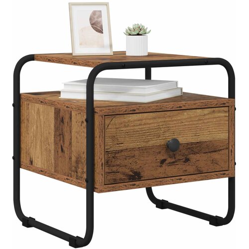  Noćni ormar Staro drvo 40 x 39,5 x 40 cm Konstruirano drvo Slike