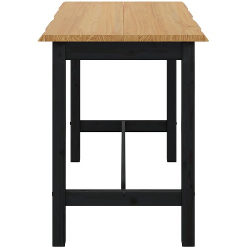  Visoki Bar Sto EKAI Crna 112 x 70 x 91 cm Masivna borovina Slike