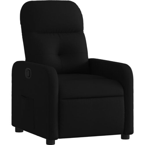 Maison Chic Naslanjač - Relax naslanjač iz črnega blaga, (22062212) Cene