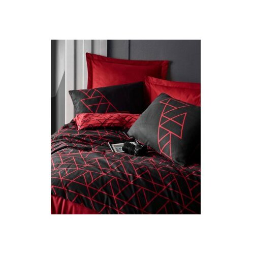 Lessentiel Maison ranforce komplet posteljina (160 x 220) shadow claret red Cene