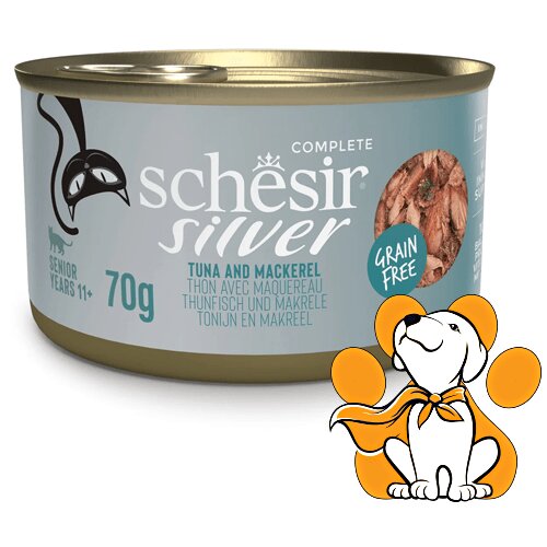Schesir silver Can/ Tuna & Skuša 70g Cene
