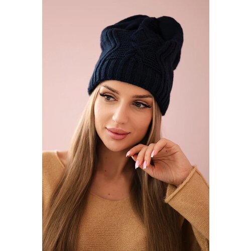 Kesi Cap with fleece Sylwia K244 navy blue Slike