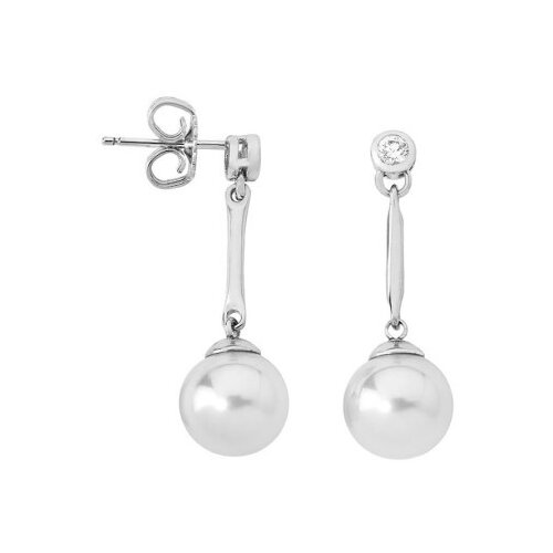  Ženske majorica meissa bele biserne srebrne min&#273uše sa kristalima 10 mm ( 12860.01.2 000.010.1 ) Cene