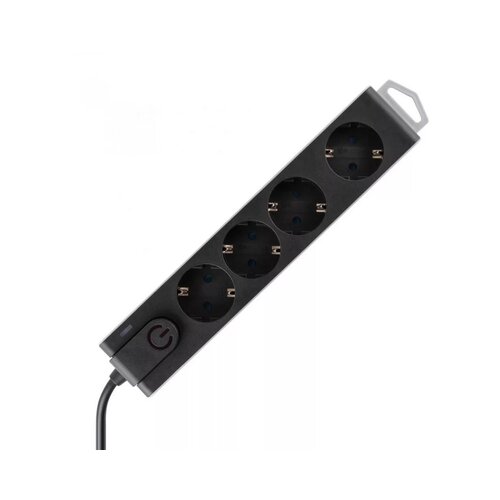 Home Produžni kabl sa zaštitom, 4 utičnica, 1.0 mm², 1.5 met - NVT 4K/BK Cijene