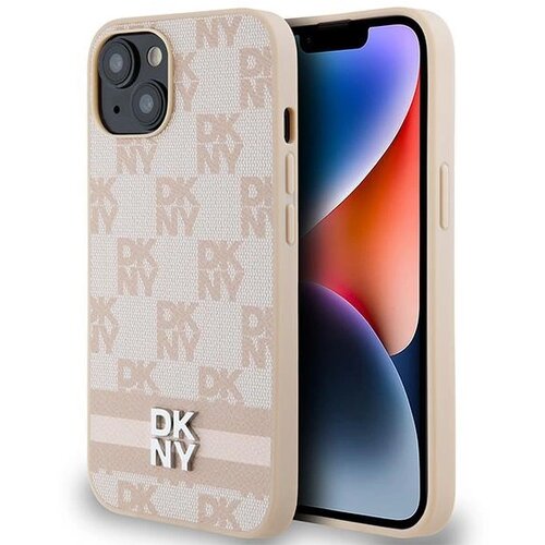 Dkny USNJEN OVITEK ZA IPHONE 15 PLUS / 14 PLUS ROZA, (21897229) Cene