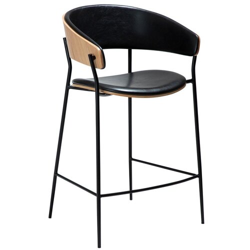 DAN-FORM Denmark Črn barski stol (vi&amp;scaron;ina sedeža 63,5 cm) Crib &amp;ndash; Slike