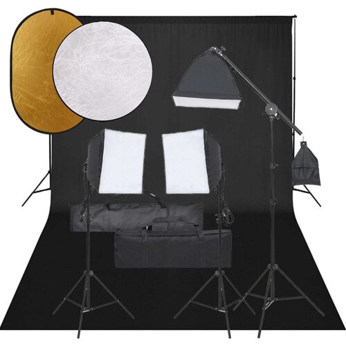  Komplet za foto studio z lučmi, ozadjem in odbojnikom, (5000288481) Cene