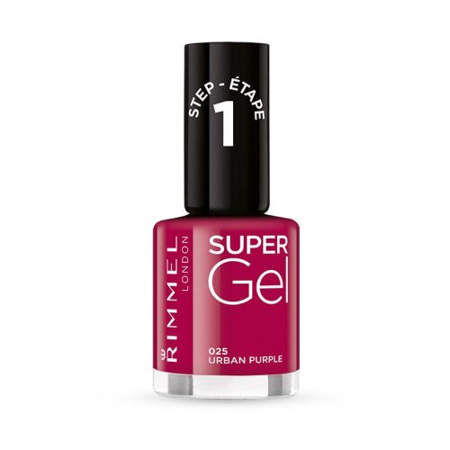 Rimmel London lak za nohte - Super Gel Nail Polish - 25 Urban Purple Cene