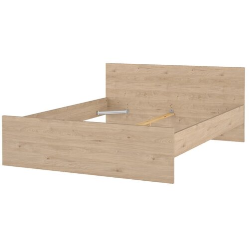 Tvilum Zakonska postelja v hrastovem dekorju brez letvenega dna 180x200 cm v naravni barvi Naia &amp;ndash; Slike
