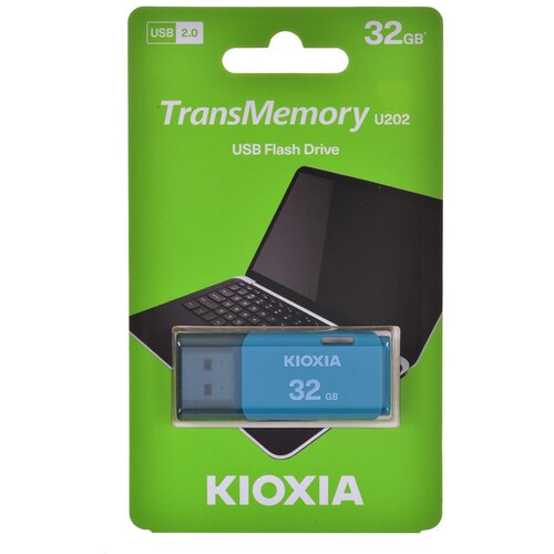 KIOXIA TransMemory U202 USB flash drive 32 GB USB Type-A 2.0 Blue Slike