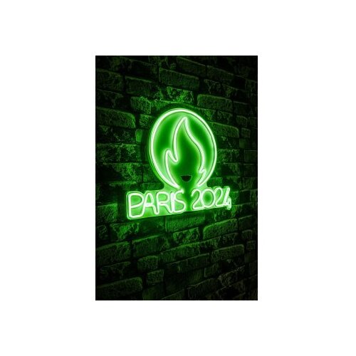 WALLXPERT dekorativna plastična led rasveta paris 2024 green Slike