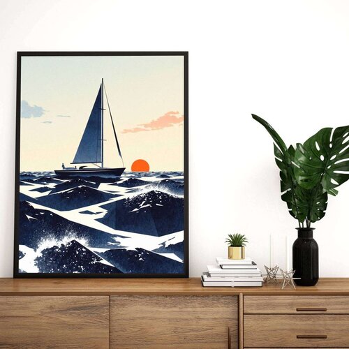 WALLXPERT Dekorativna uramljena slika, 40x50cm, &Scaron;arena Cijene