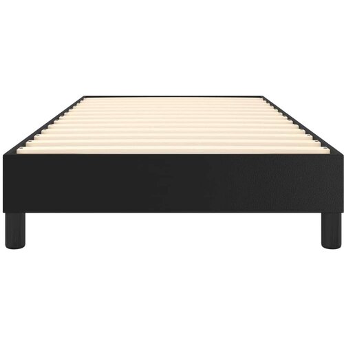  Za krevet s oprugama crni 90x200 cm od umjetne kože Slike