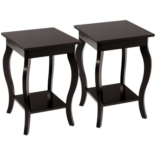 Costway Komplet 2x stranska mizica Miza za kavo 40 x 40 x 60 cm, (5000070922) Slike