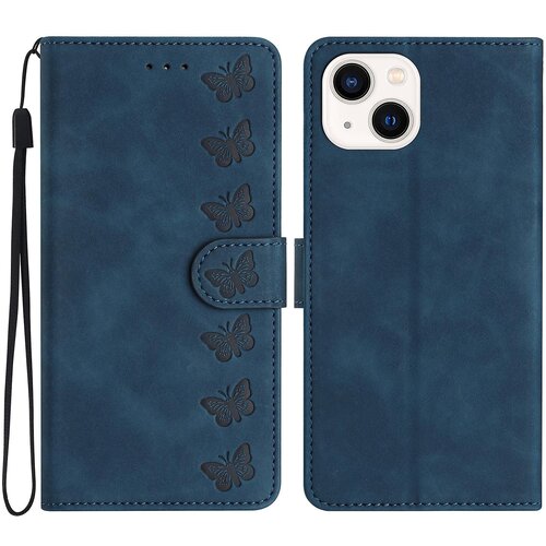 INORCO Za iPhone 14 Plus PU usnjena torbica za telefon s stojalom za denarnico, odporna na padce, (22033373) Slike