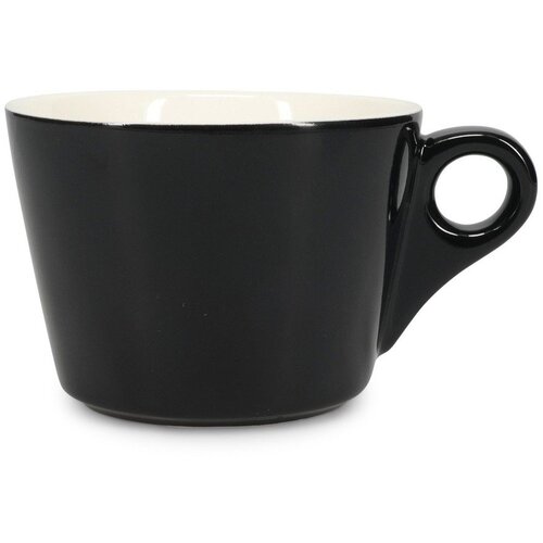 BonBistro Crna porculanska &amp;scaron;alica za latte 280 ml Barista &amp;ndash; Slike