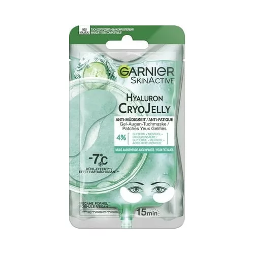 Garnier SkinActive Hyaluronic CryoJelly maska za oči s kumaro