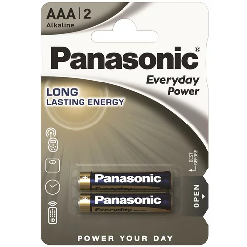 Panasonic baterijeLR03EPS/2BP Alkaline Everyday Power