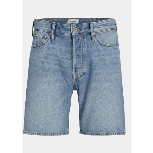 Jack & Jones Jeans kratke hlače Chris Cooper 12252858 Modra Relaxed Fit