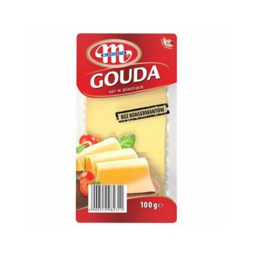 Mlekovita sir sečeni gauda 150G Slike