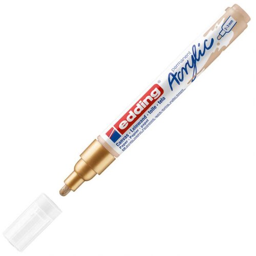 Marker AKRILNI 2-3 MM EDDING 5100924 ZLATNI Slike