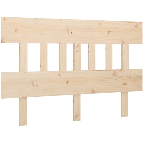  Uzglavlje za krevet 153,5 x 3 x 81 cm od masivne borovine Slike