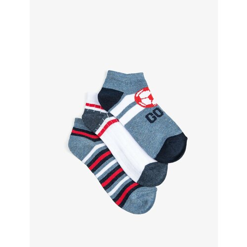 Koton Striped Socks Set of 3, Multicolor Slike