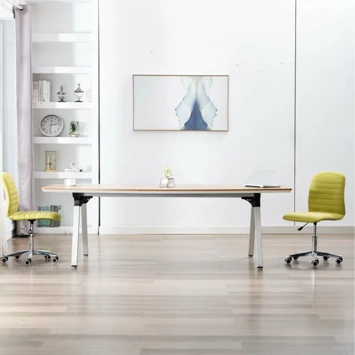  Jedilni stoli 2 kosa zeleno blago, (20624579)