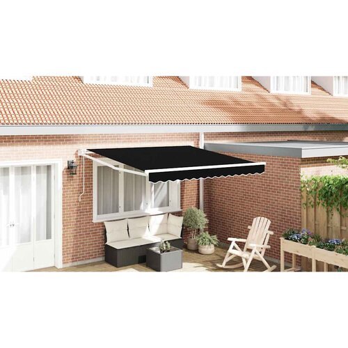 Nadstrešnica Crna 300 x 250 x 165 cm Poliester i metal Cijene