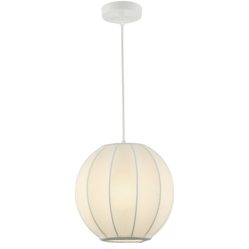  Visilica na sajli DANA 1xE27/15W/230V, prečnik 25 cm, bela Slike