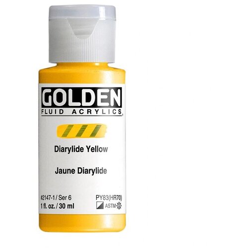  GOLDEN tečna akrilna boja 30 ml | 2147 pigment yellow Slike