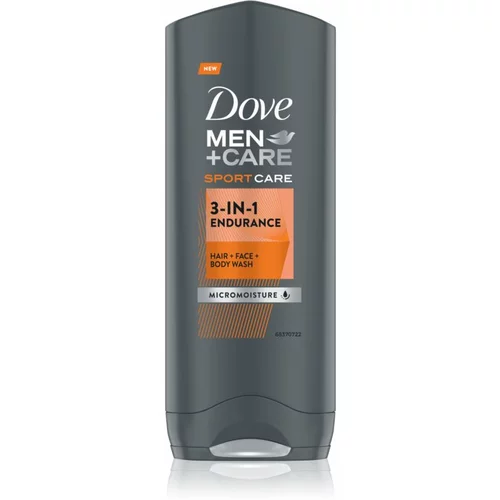 Dove Men+Care Sport Care gel za prhanje za moške 3v1 250 ml