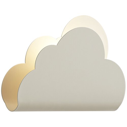 QAZQA Otro&scaron;ka stenska svetilka bež oblak s soncem - Cloudy Cene