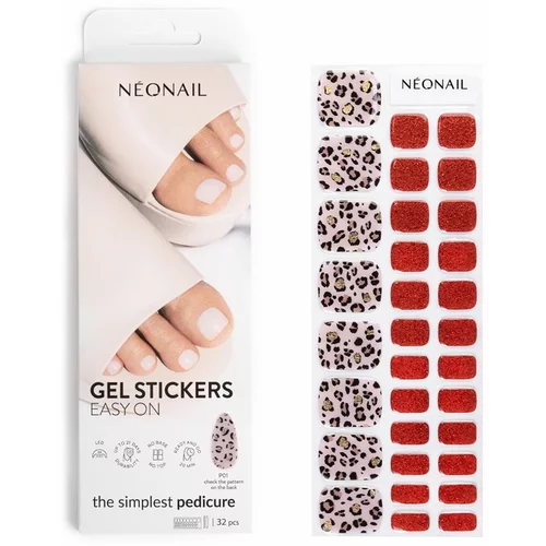 NeoNail Easy On Gel Stickers nalepke za nohte za noge odtenek P01 32 kos