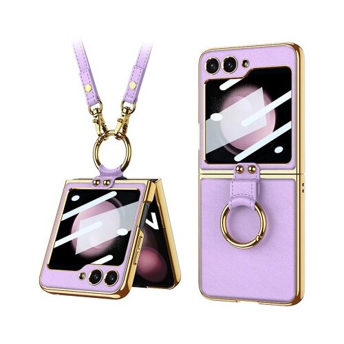  Futrola gold edge za samsung f741b galaxy z flip 6 5g ljubicasta (gkk case) ( F116929 ) Slike