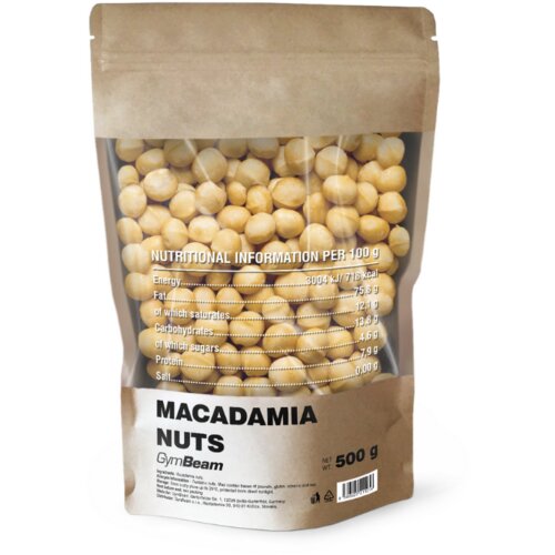GymBeam makadamija orasi 500  g Cene