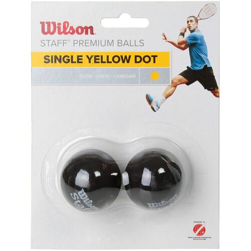 Wilson staff squash yellow dot 2 pack ball wrt617800 Cijene