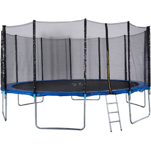  Trampolin sa za&amp;scaron;titnom mrežom (Promjer: 488 cm, Opteretivost: 150 kg) Slike