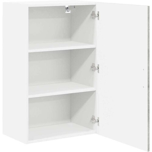 VidaXL zidni kuhinjski ormarić s policom betonski sivi 50 x 31 x 80 cm Slike