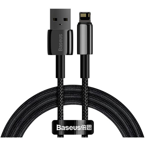 Baseus Pleten kabel za iPhone USB - Lightning 1m - v celoti črn, (21090733) Cene