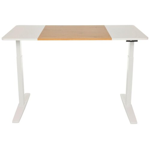 MID.YOU pisalna miza stand T3, bela, hrast Slike