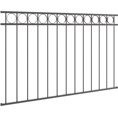 Element Ograde ASSEN Siva 170 x 100 cm Čelik Slike